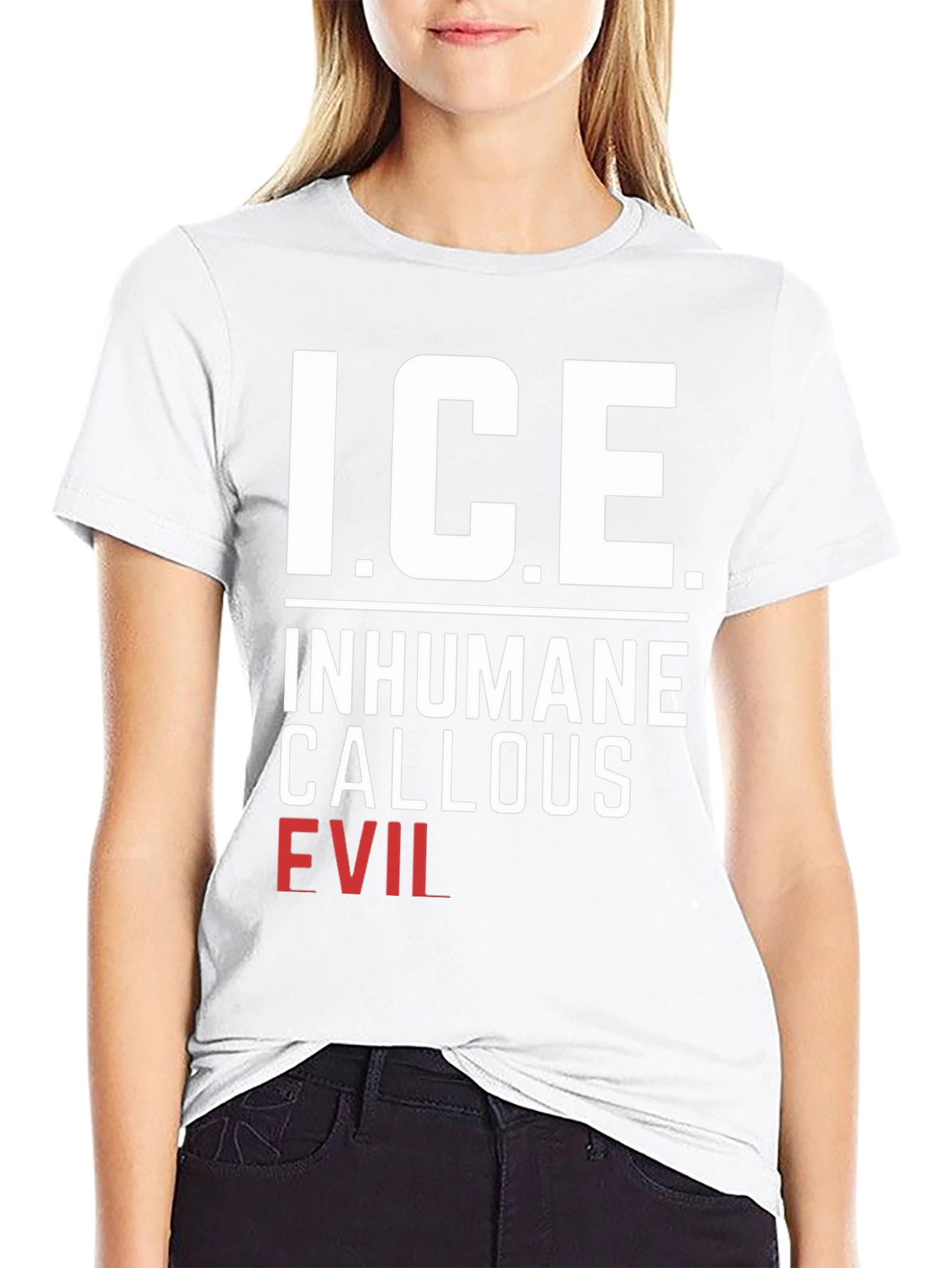 I.C.E. T-Shirt - Inhumane Callous Evil