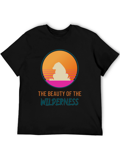 Wilderness Beauty Graphic Tee - Nature Inspired T-Shirt