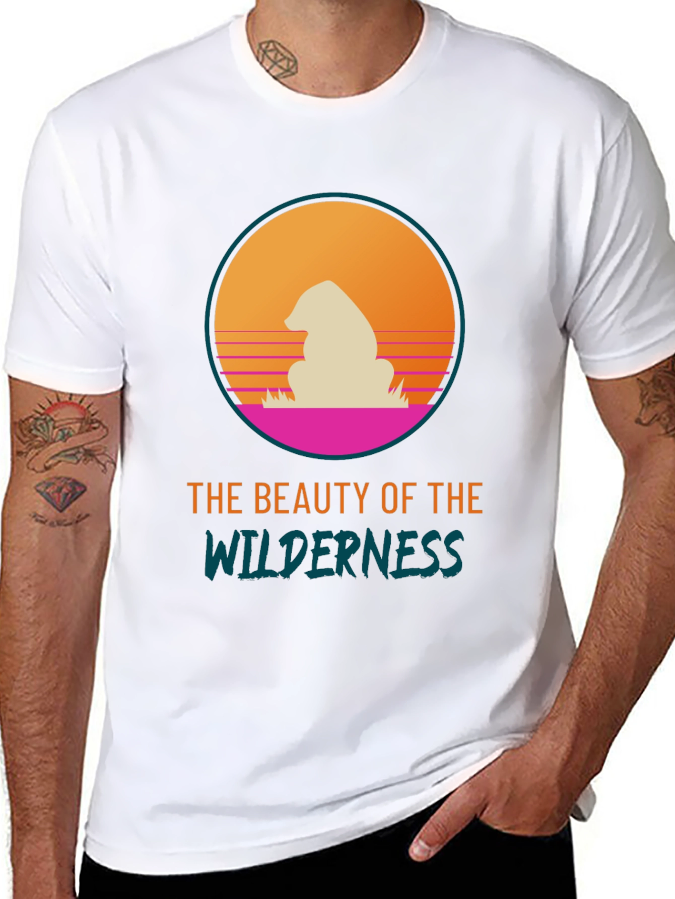 Wilderness Beauty Graphic Tee - Nature Inspired T-Shirt
