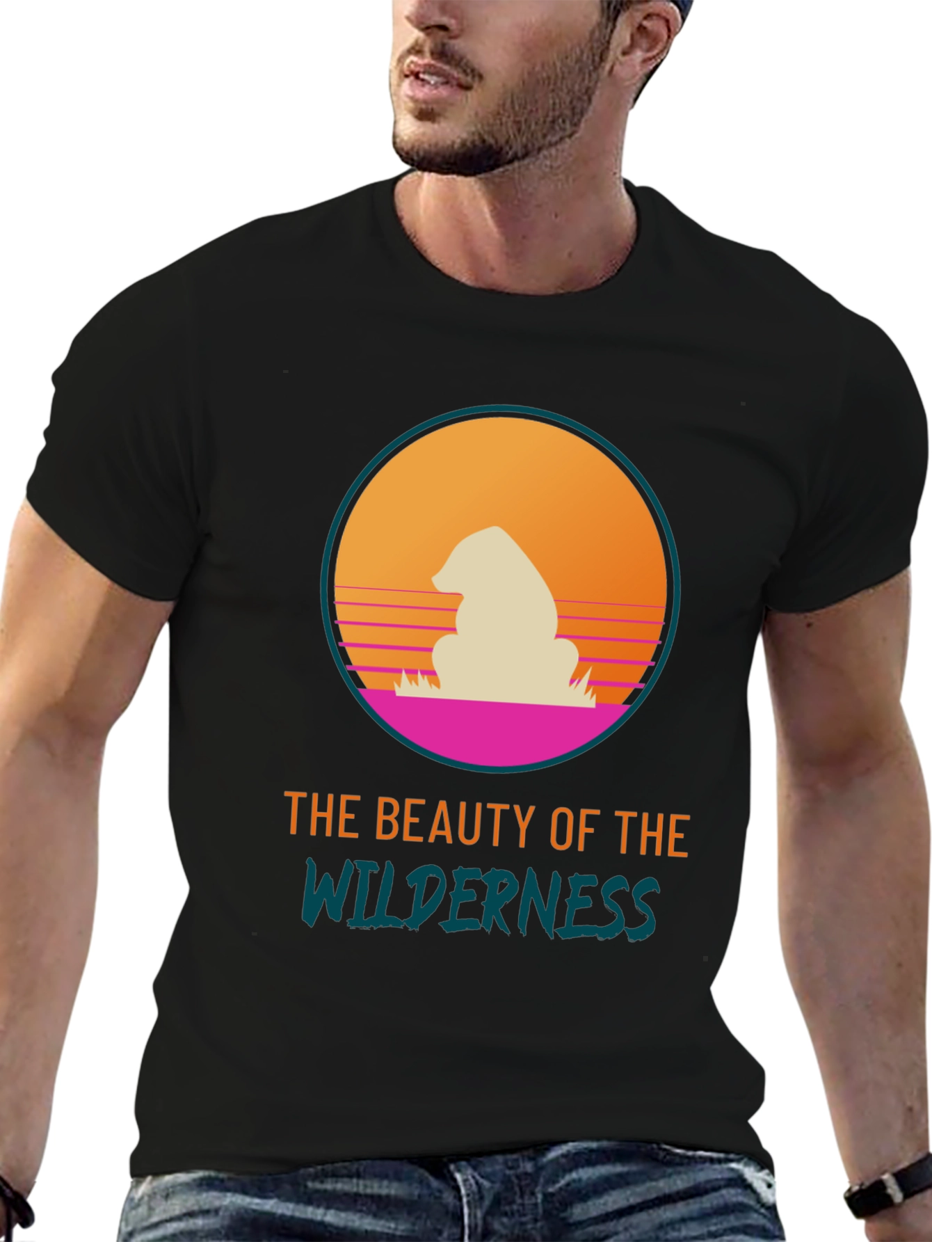 Wilderness Beauty Graphic Tee - Nature Inspired T-Shirt