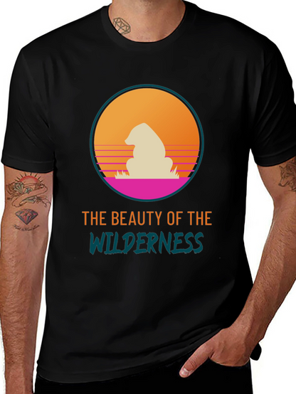 Wilderness Beauty Graphic Tee - Nature Inspired T-Shirt