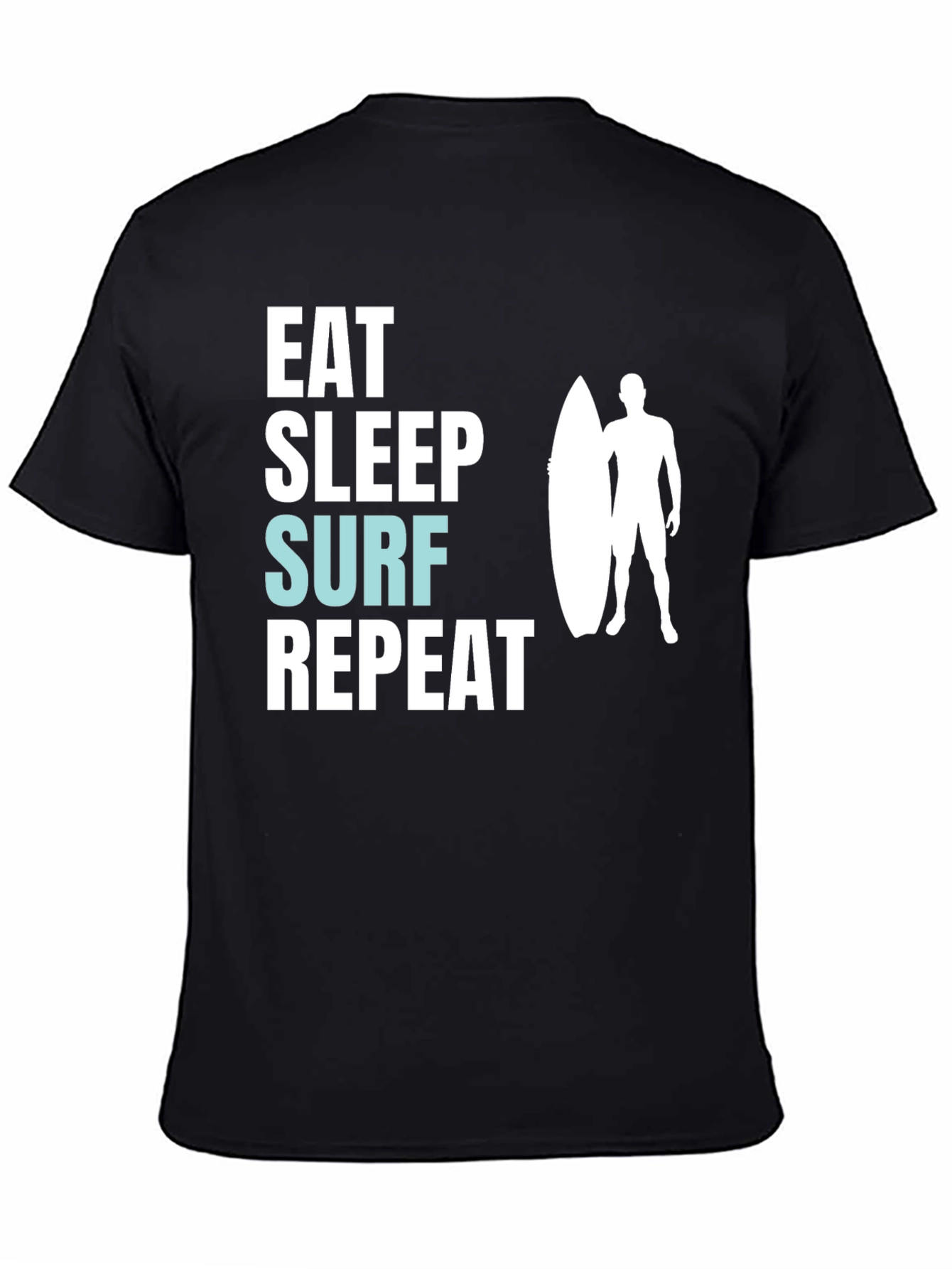 Eat Sleep Surf Repeat Graphic Tee