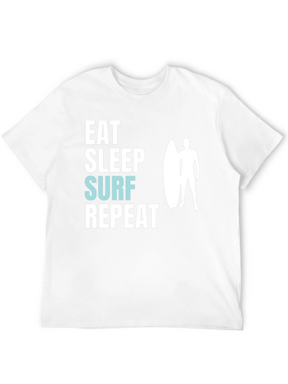 Eat Sleep Surf Repeat Graphic Tee