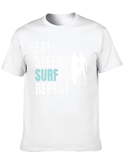 Eat Sleep Surf Repeat Graphic Tee