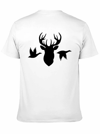 Deer Hunting T-Shirt | Mens Black Graphic Tee
