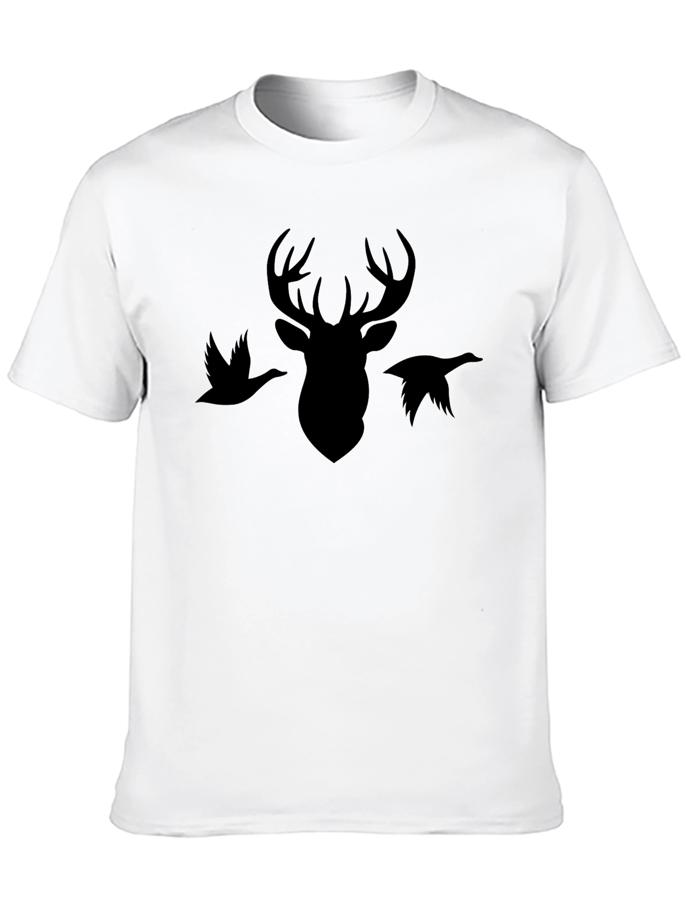 Deer Hunting T-Shirt | Mens Black Graphic Tee