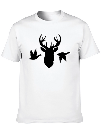 Deer Hunting T-Shirt | Mens Black Graphic Tee