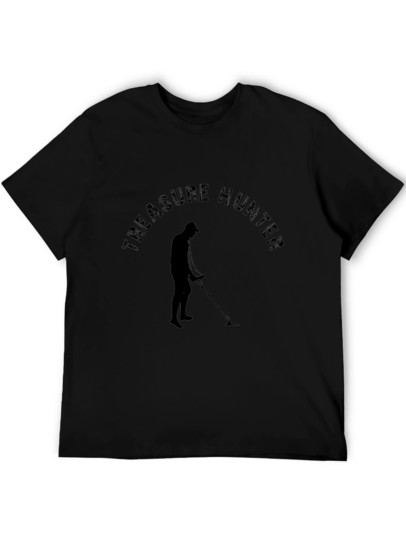 Treasure Hunter Graphic T-Shirt - Black