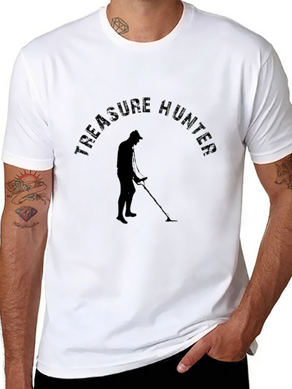 Treasure Hunter Graphic T-Shirt - Black