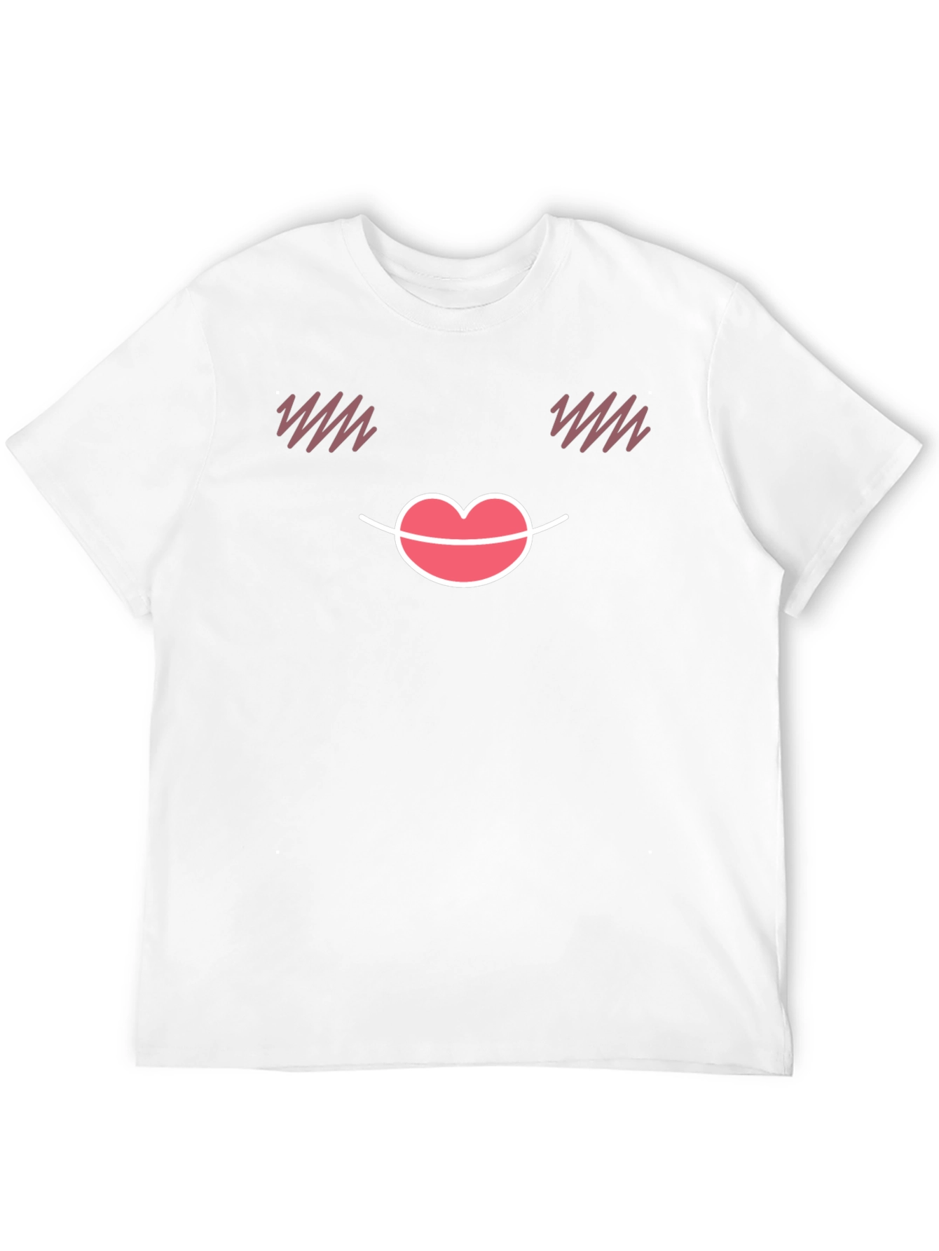 Cute Emoji Face Black T-Shirt