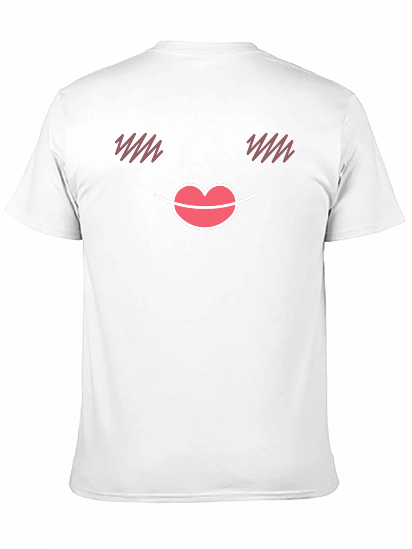 Cute Emoji Face Black T-Shirt