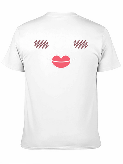 Cute Emoji Face Black T-Shirt