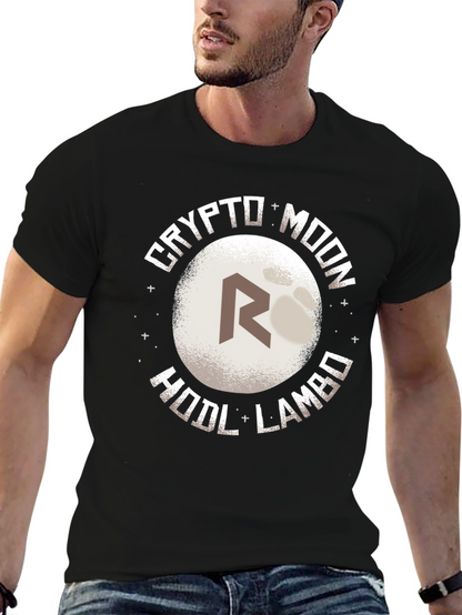 Crypto Moon HODL Lambo Graphic Tee