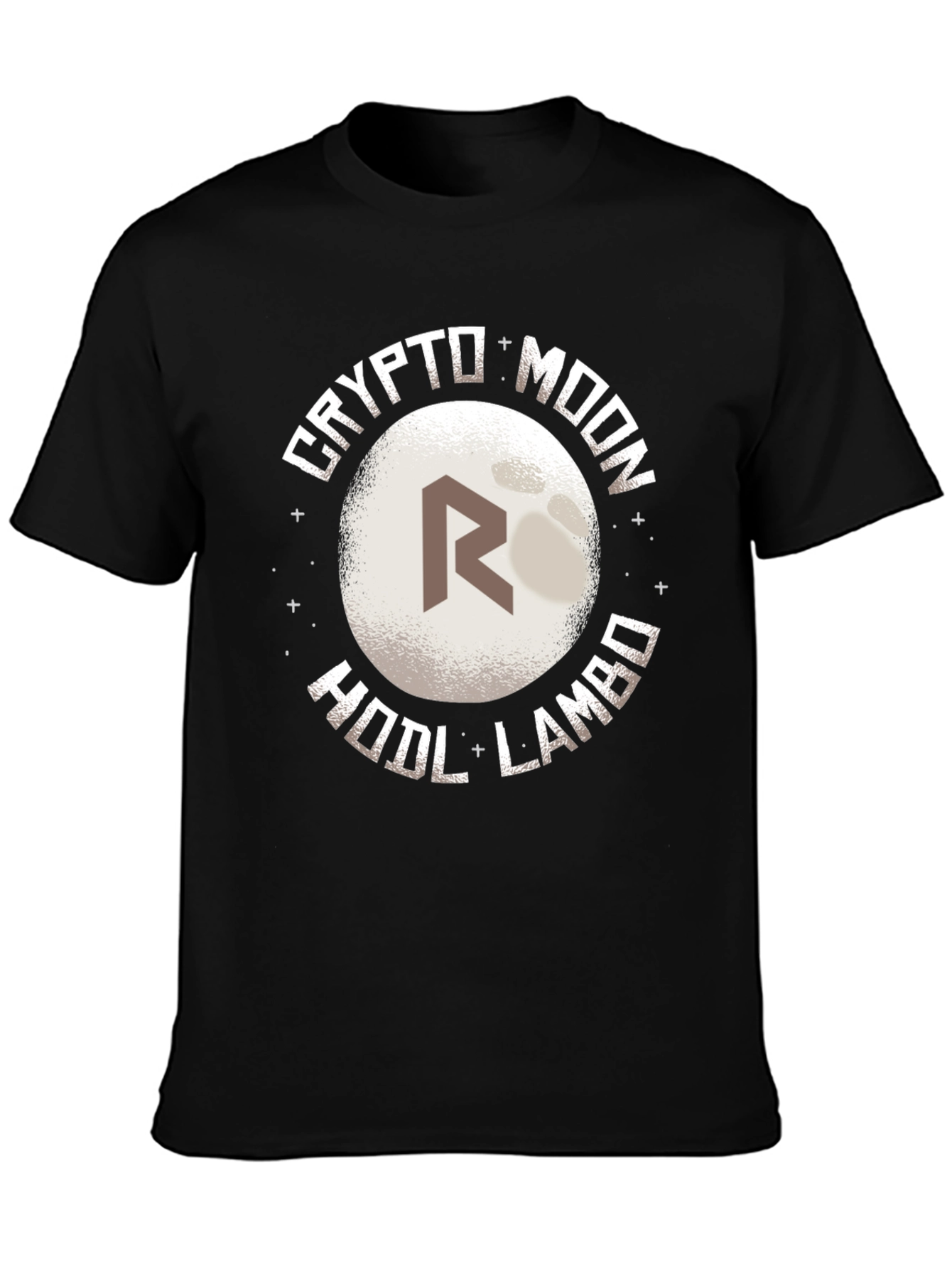 Crypto Moon HODL Lambo Graphic Tee