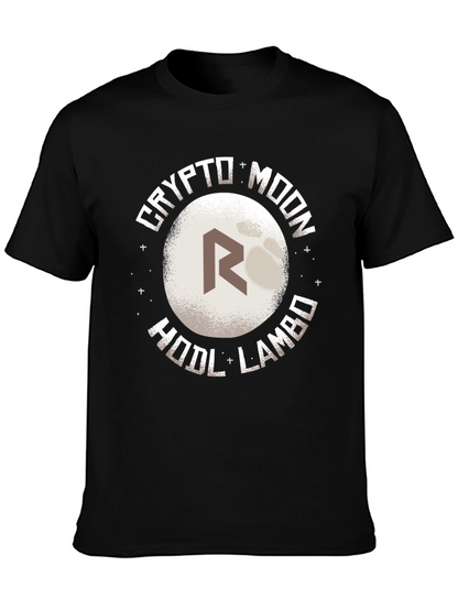 Crypto Moon HODL Lambo Graphic Tee