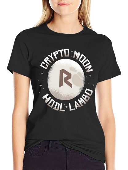 Crypto Moon HODL Lambo Graphic Tee