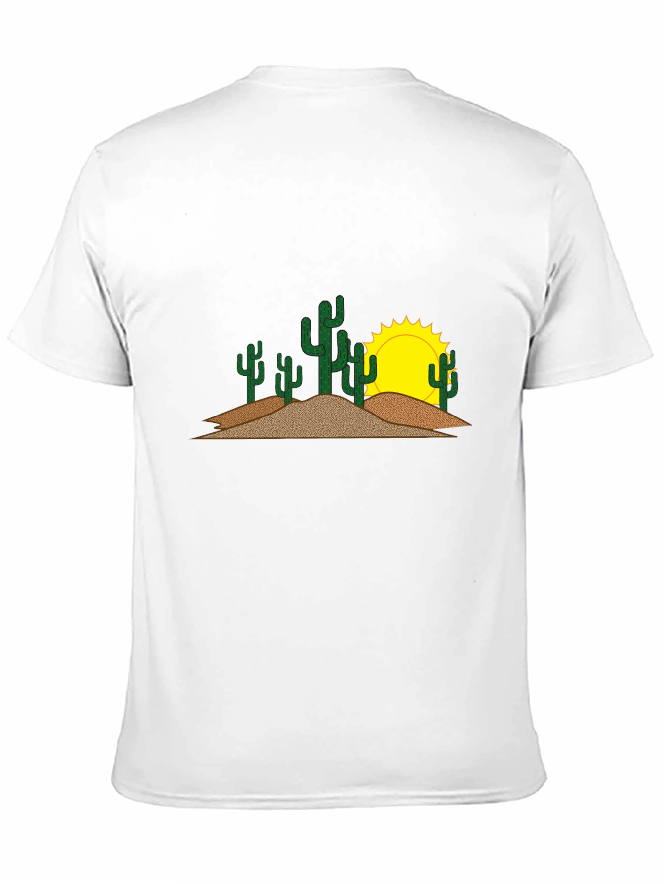 Cactus & Sun Graphic Tee - Black