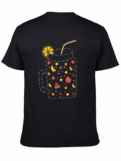 Fruit Cocktail T-Shirt - Black Graphic Tee