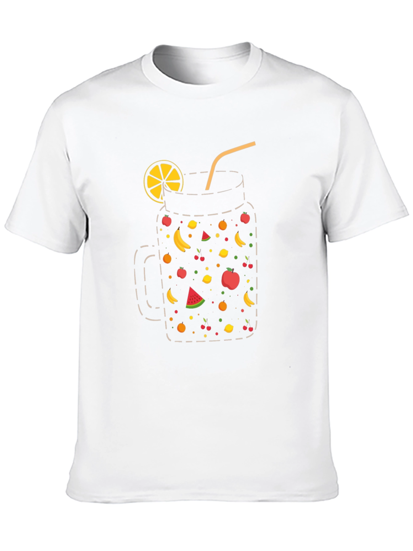 Fruit Cocktail T-Shirt - Black Graphic Tee