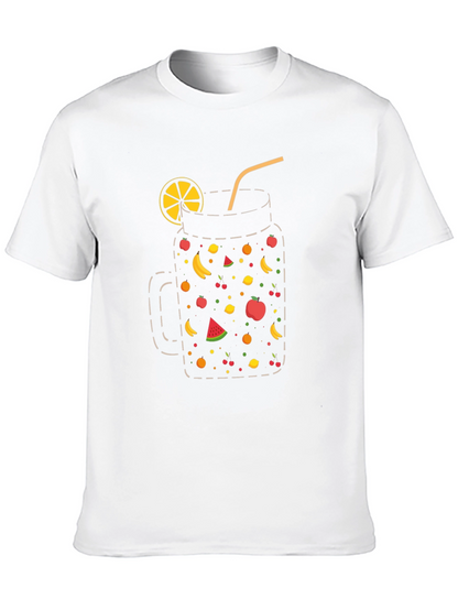 Fruit Cocktail T-Shirt - Black Graphic Tee