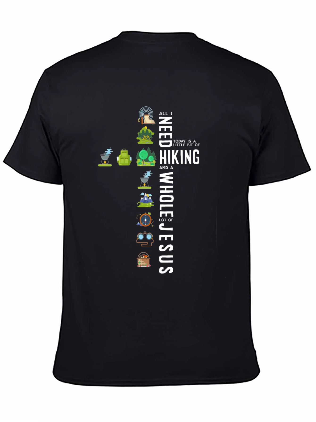 Hiking and Jesus T-Shirt