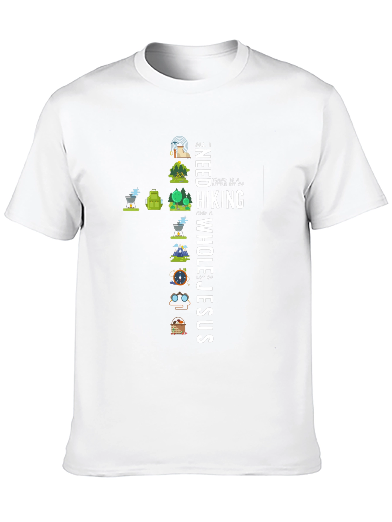 Hiking and Jesus T-Shirt