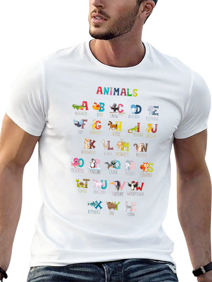 Animal Alphabet Kids T-Shirt