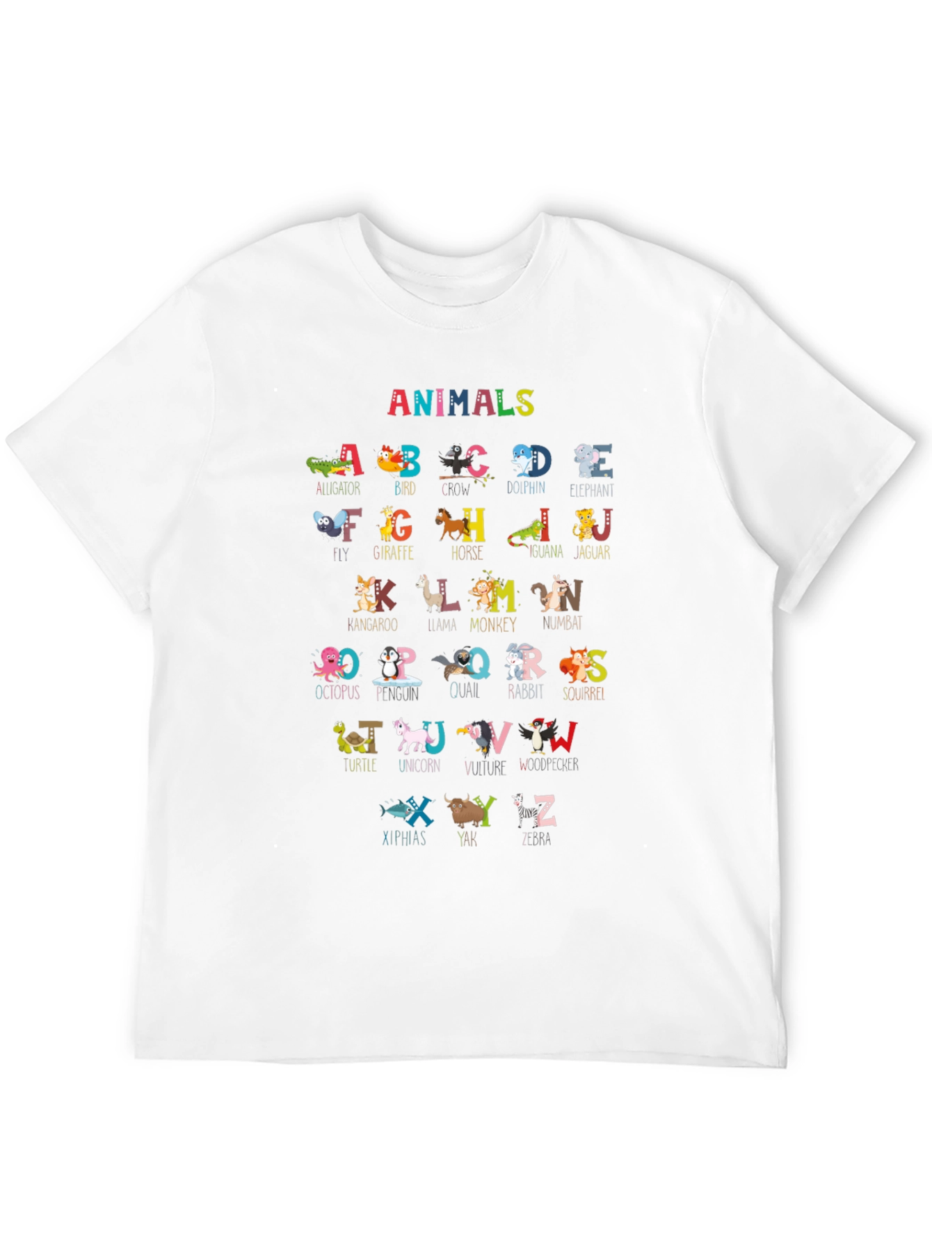 Animal Alphabet Kids T-Shirt