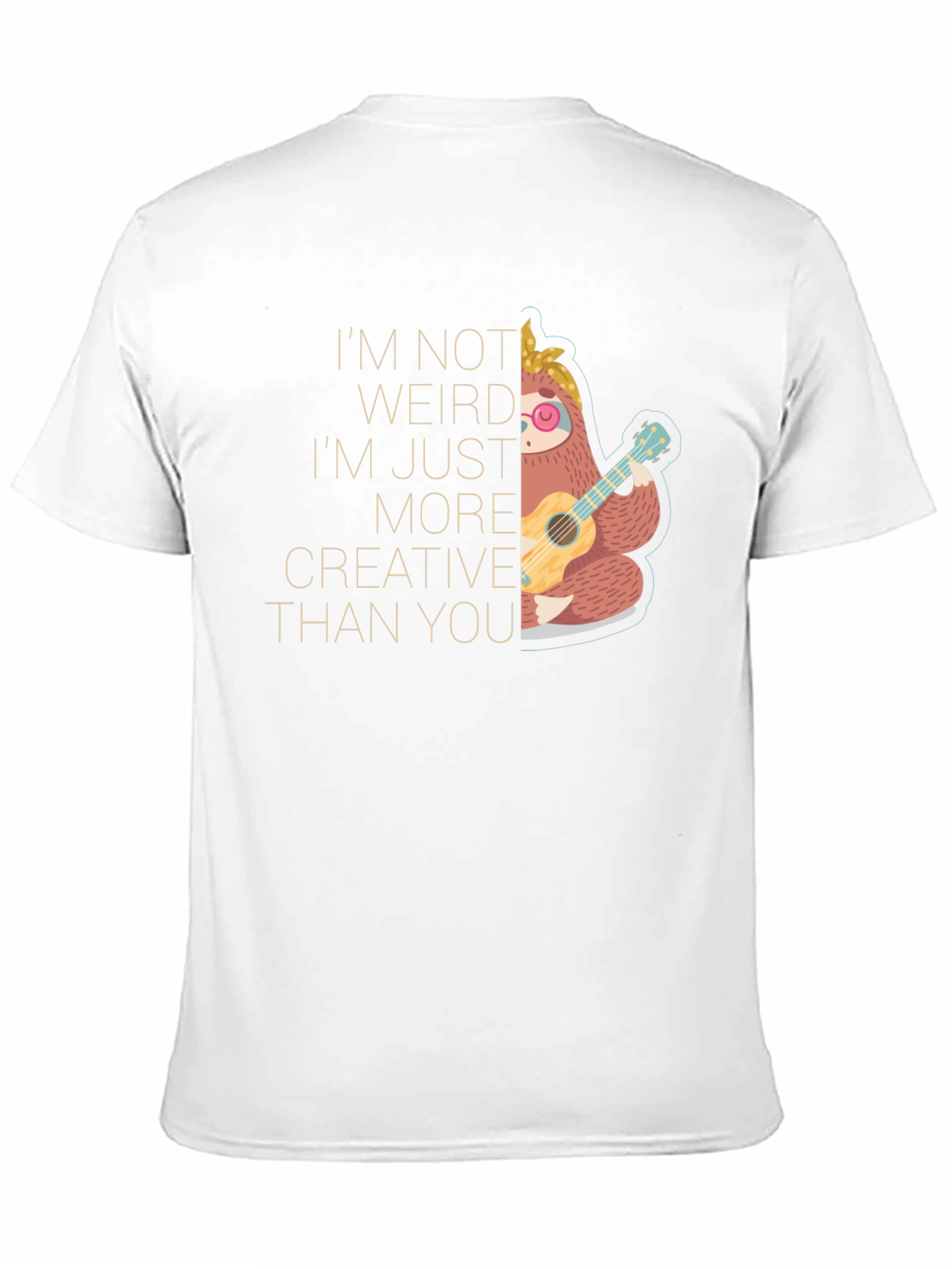 Creative Sloth T-Shirt - Unique Graphic Tee