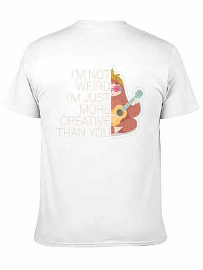 Creative Sloth T-Shirt - Unique Graphic Tee