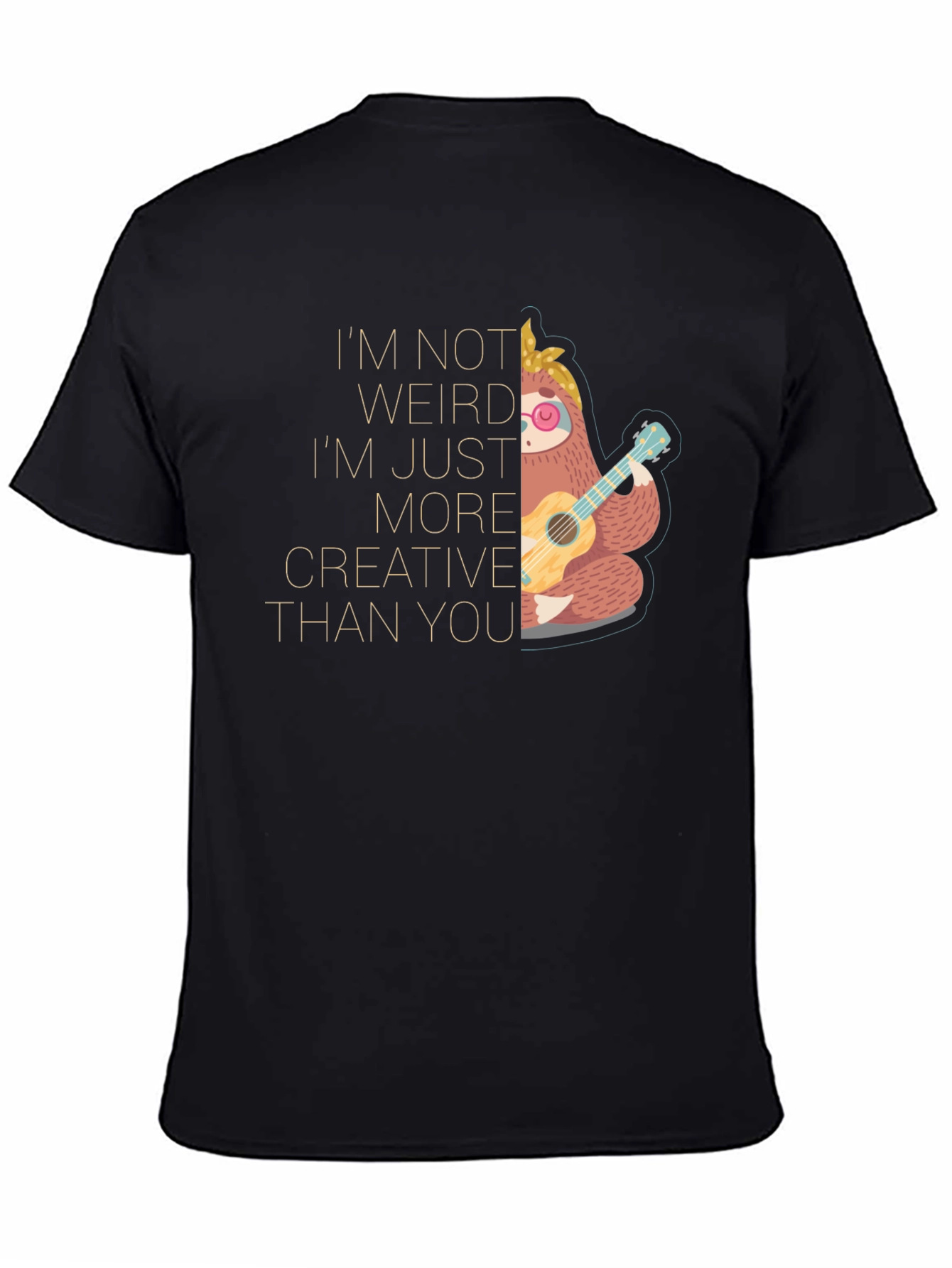 Creative Sloth T-Shirt - Unique Graphic Tee