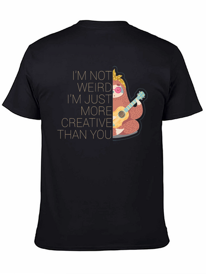 Creative Sloth T-Shirt - Unique Graphic Tee