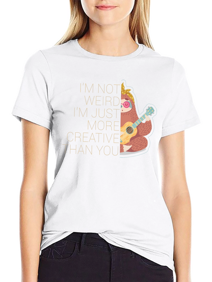 Creative Sloth T-Shirt - Unique Graphic Tee
