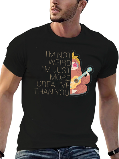 Creative Sloth T-Shirt - Unique Graphic Tee