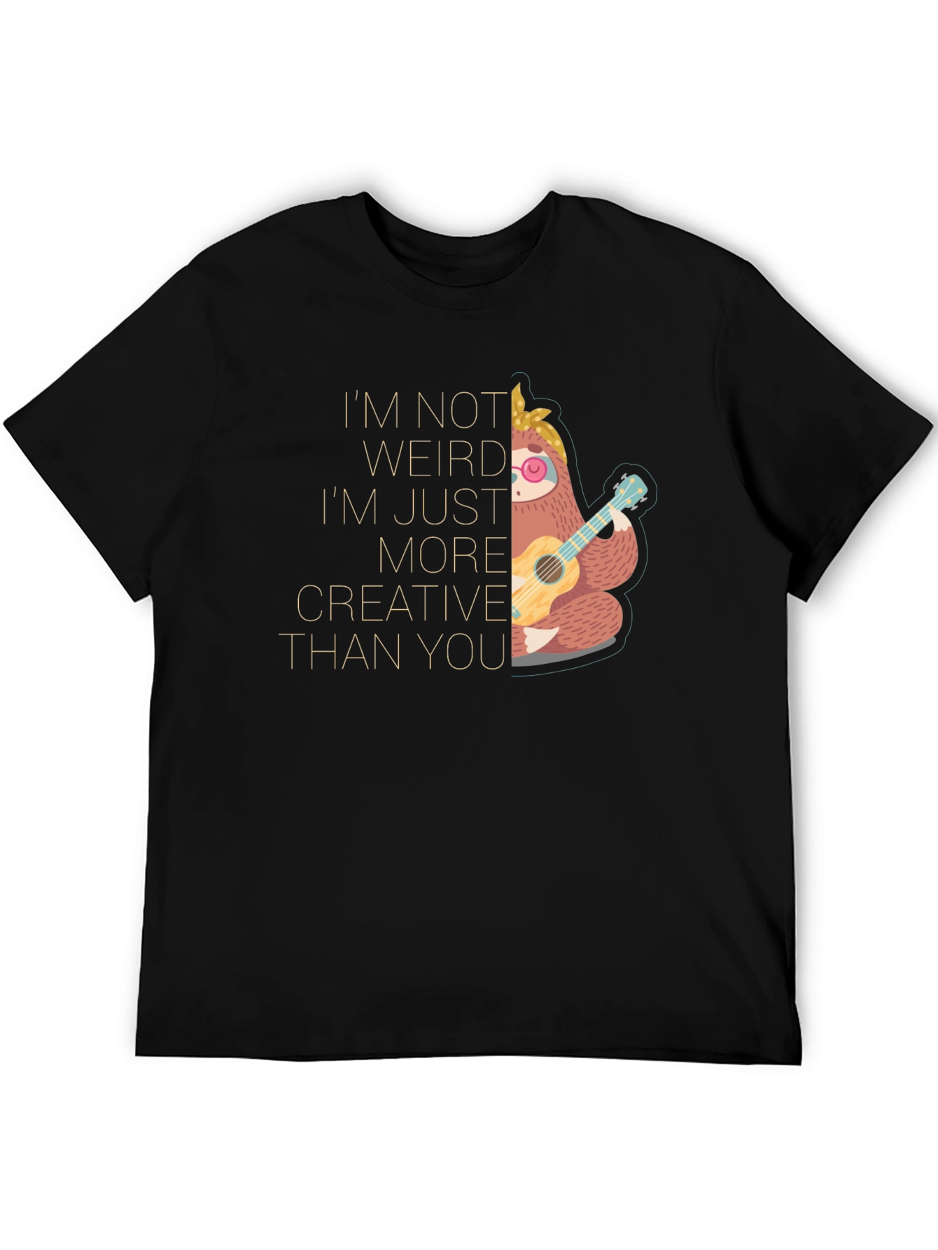 Creative Sloth T-Shirt - Unique Graphic Tee