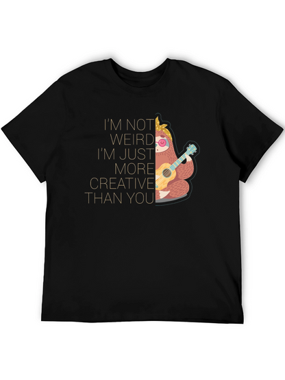 Creative Sloth T-Shirt - Unique Graphic Tee