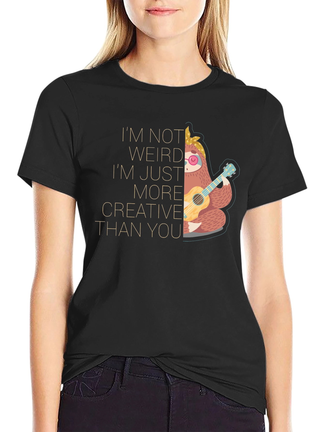 Creative Sloth T-Shirt - Unique Graphic Tee