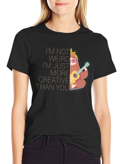 Creative Sloth T-Shirt - Unique Graphic Tee