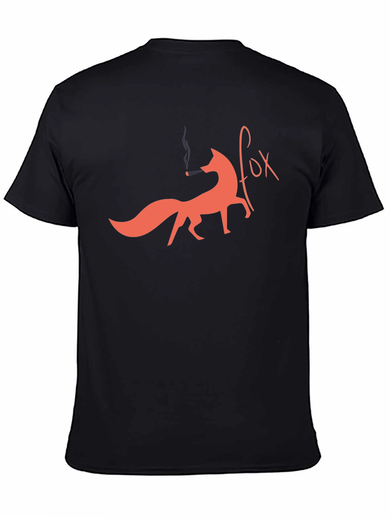 Smoking Fox Graphic Tee - Unique Design