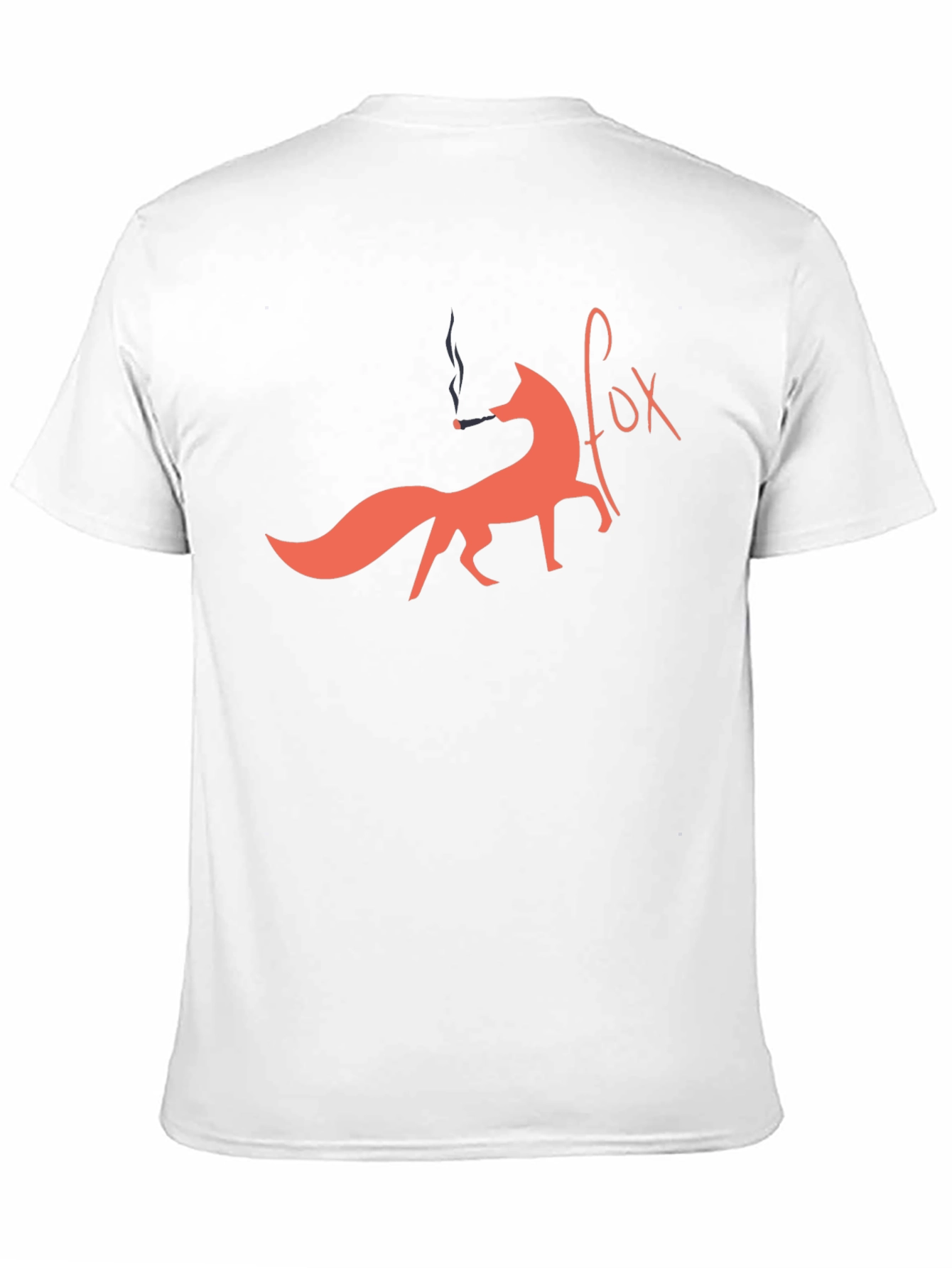 Smoking Fox Graphic Tee - Unique Design