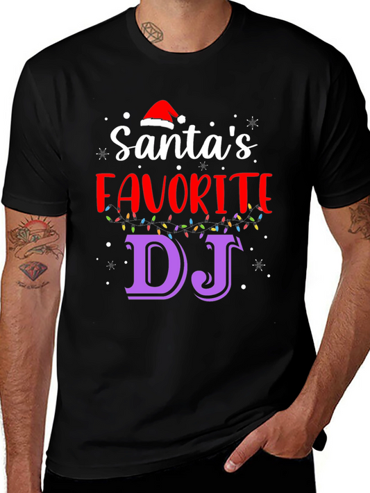 Santas Favorite DJ T-Shirt