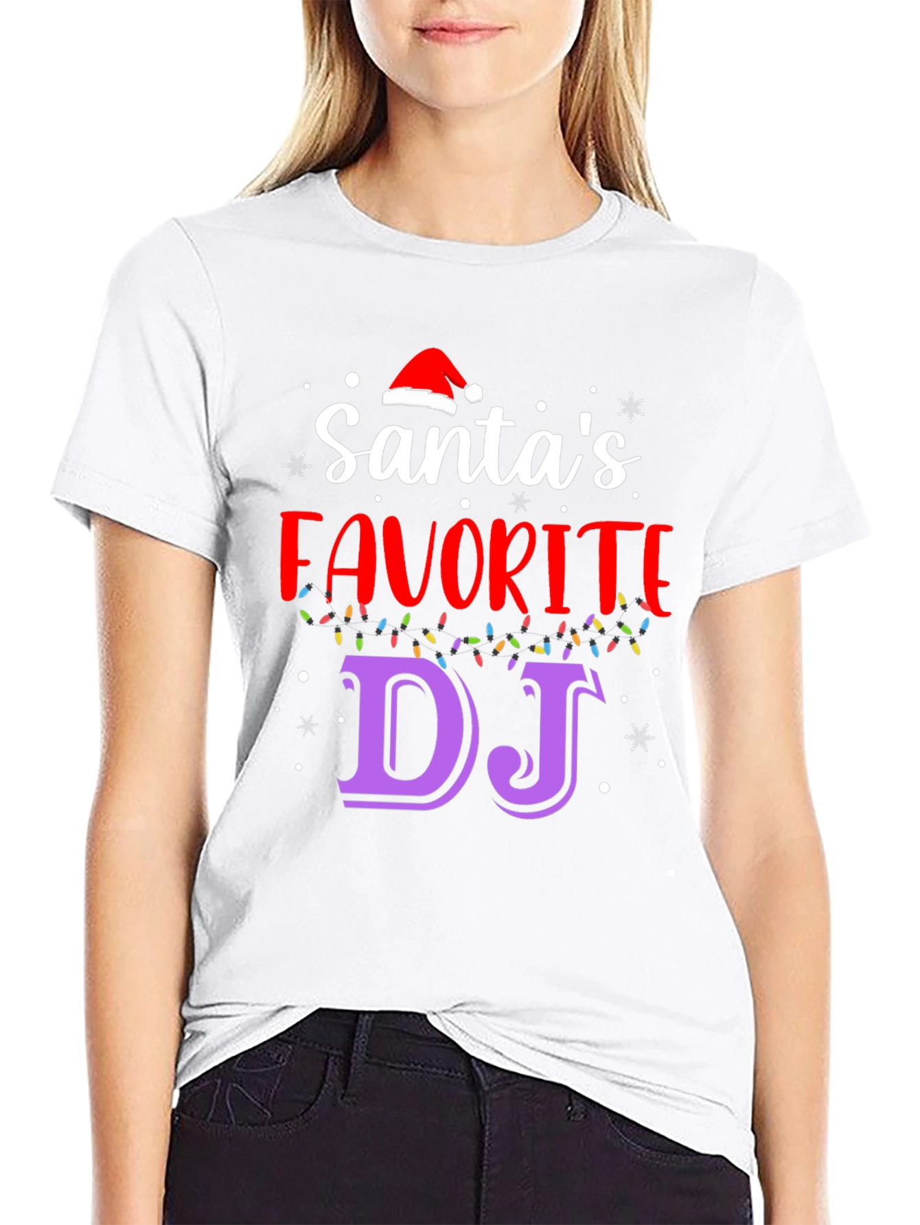 Santas Favorite DJ T-Shirt