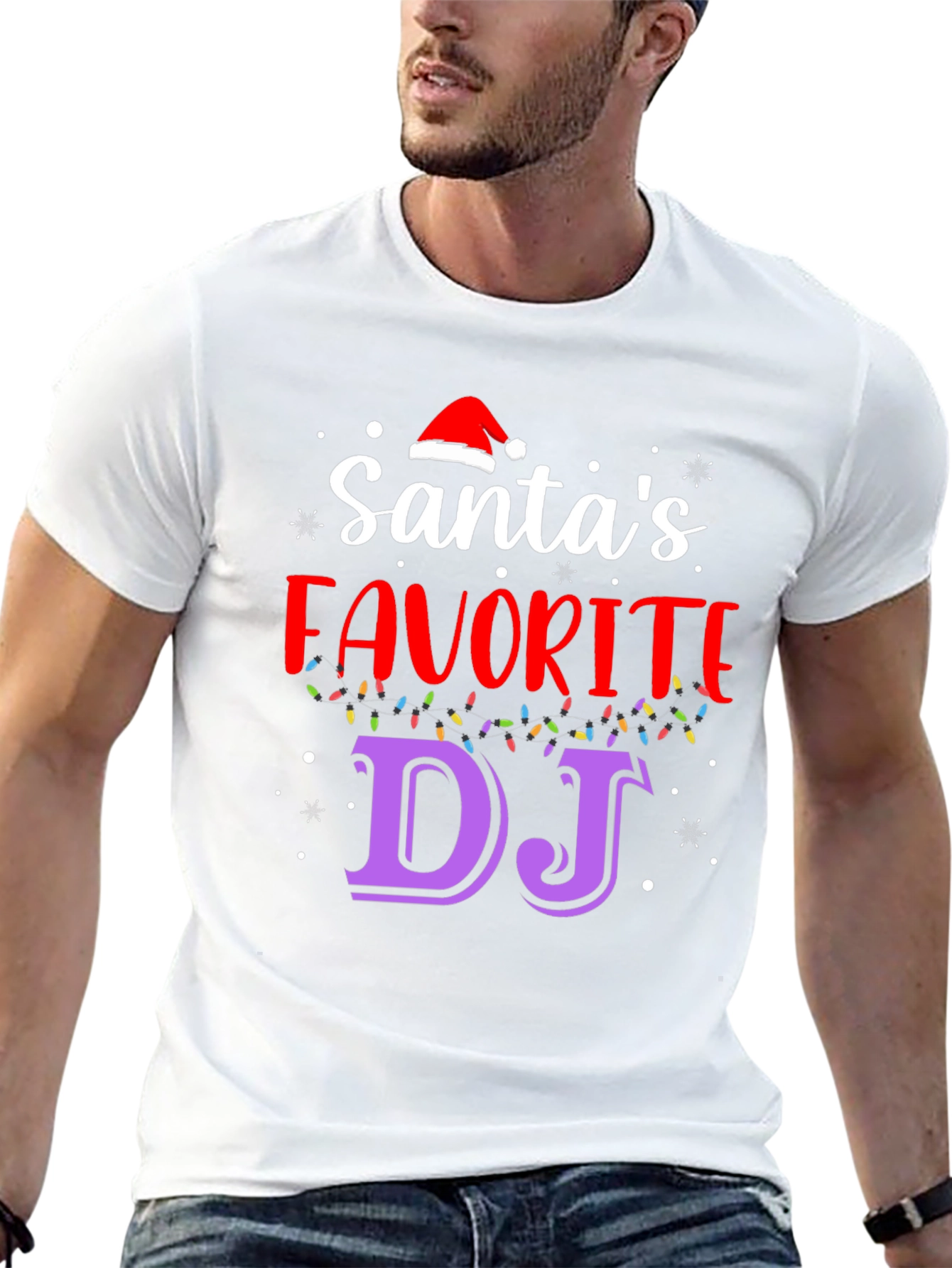 Santas Favorite DJ T-Shirt