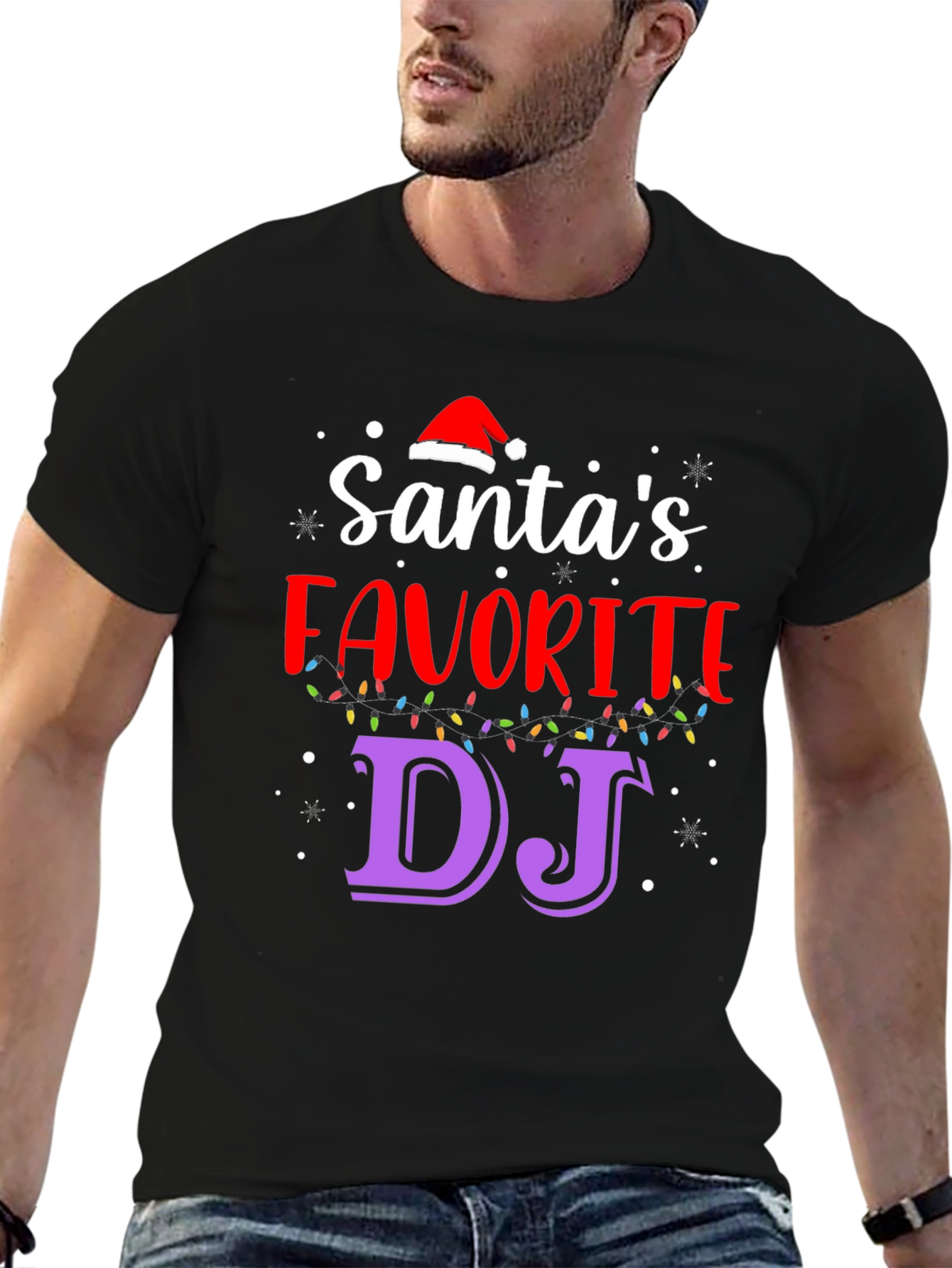 Santas Favorite DJ T-Shirt