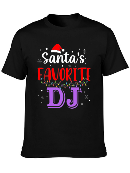Santas Favorite DJ T-Shirt
