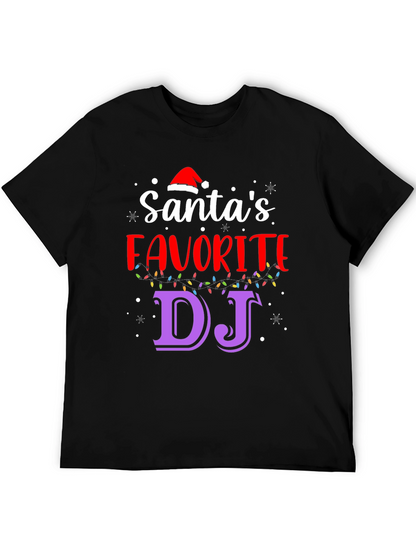 Santas Favorite DJ T-Shirt