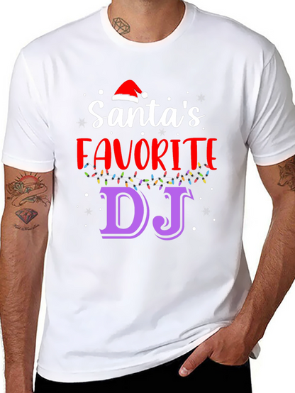 Santas Favorite DJ T-Shirt