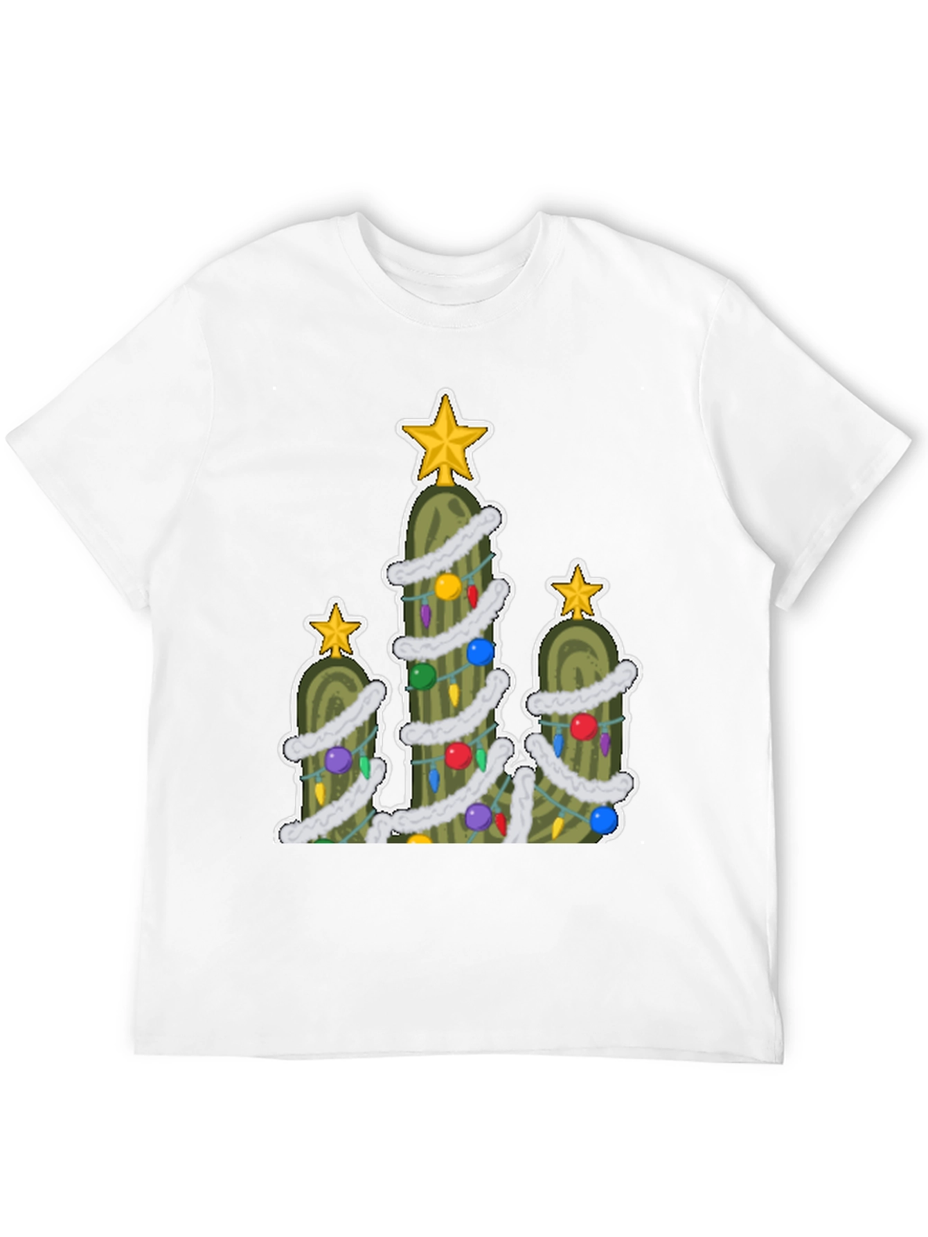 Pickle Christmas Tree T-Shirt - Holiday Fun!