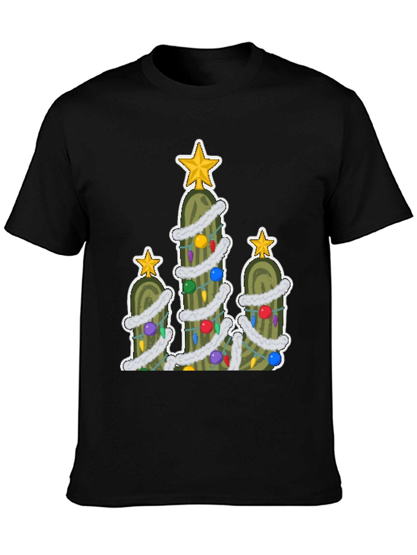 Pickle Christmas Tree T-Shirt - Holiday Fun!