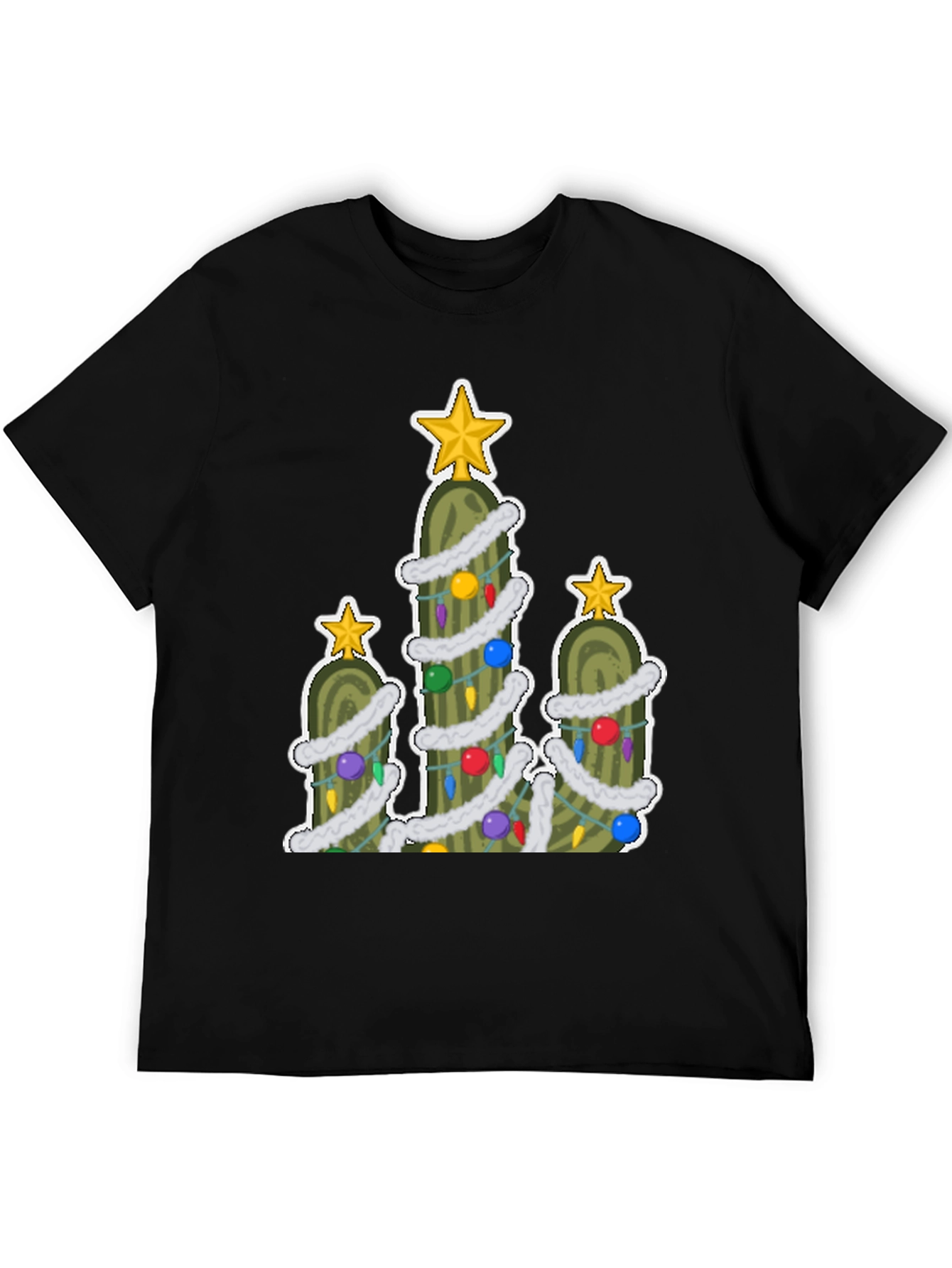 Pickle Christmas Tree T-Shirt - Holiday Fun!